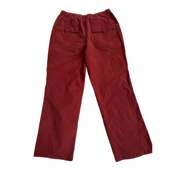 Free People Movement Pants - Free People Movement Cargo Pants Women's Large Oxblood Wide Leg